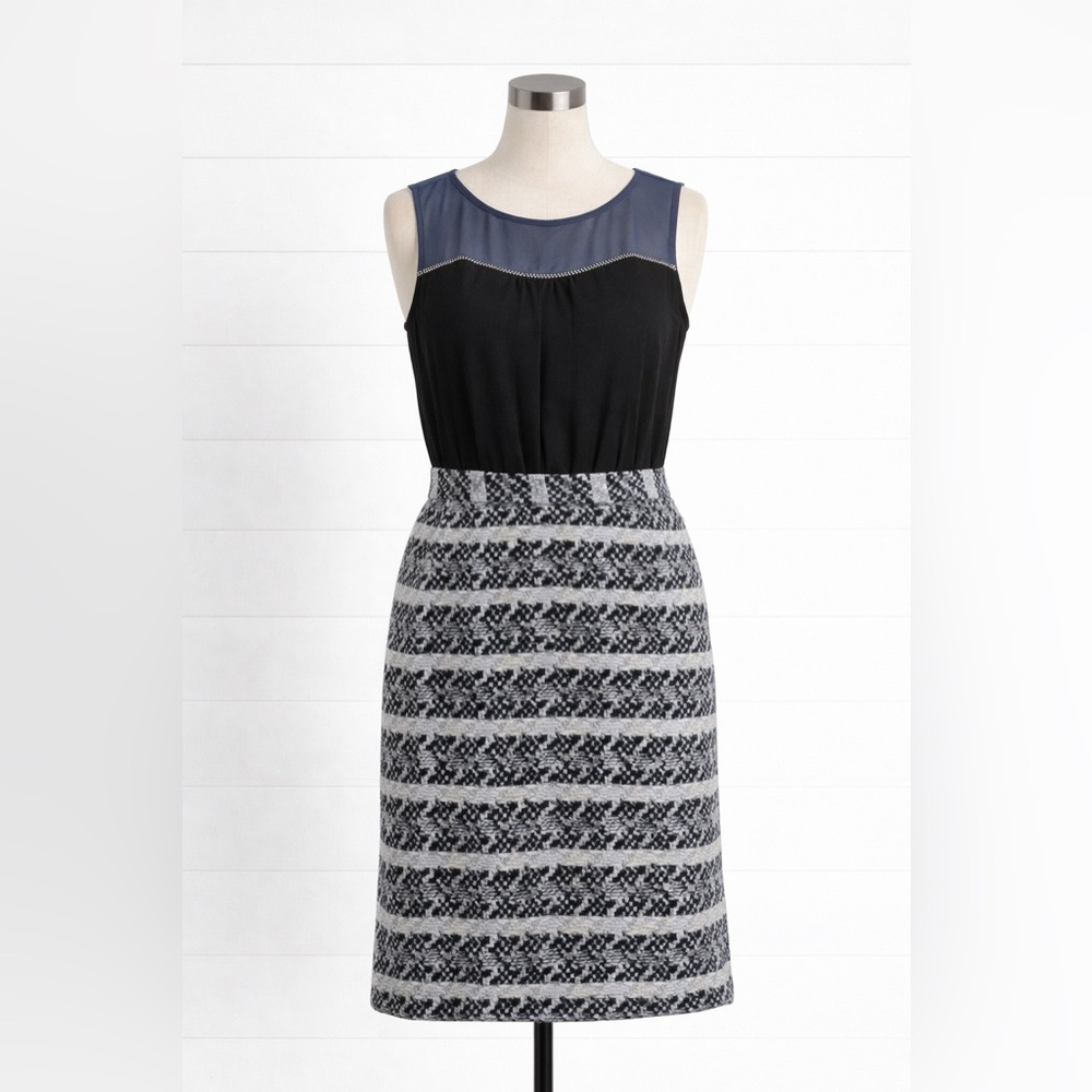 NWT - Anthropologie | Moulinette Soeurs - Sz. 6 - Carrington Tweed Sheath Dress